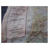 WWI & WWII Hankies, Pilots Silk Map,  Sweetheart Silk, Flying High Artwork