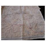 WWI & WWII Hankies, Pilots Silk Map,  Sweetheart Silk, Flying High Artwork