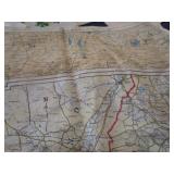 WWI & WWII Hankies, Pilots Silk Map,  Sweetheart Silk, Flying High Artwork