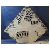 German Embossed Die Cut Calendar Tops