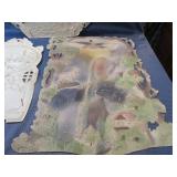 German Embossed Die Cut Calendar Tops