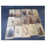 15 Cartes de Visite Cabinet Cards