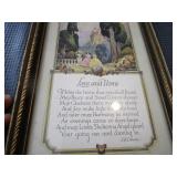 Framed Quotes & Antique Poetry
