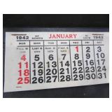 1942 Henning, 1942 Fox Home, 1963 Elbow Lake Calendars