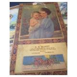 Sunshine Biscuit 1937 Calendar, Salesman Sample 1950