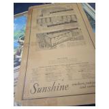Sunshine Biscuit 1937 Calendar, Salesman Sample 1950