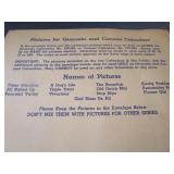 Sunshine Biscuit 1937 Calendar, Salesman Sample 1950