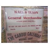 1912 Stark MN Calendar, Hals & Sons