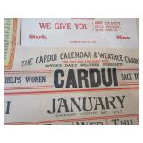 1931 Stark Mn Calendar, FS Olson