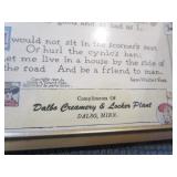Dalbo Creamery Advertising: Compliments