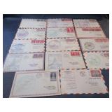 14 First Flight Air Mail Envelopes