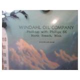 Windahl Oil Co, North Branch, MN Domed Glass Silhouette