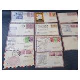 1937 First Day Covers, Air Mail, Dedications