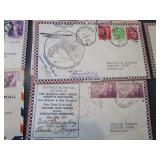 1937 First Day Covers, Air Mail, Dedications