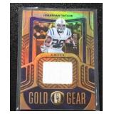 2022 Gold Standard Gold Gear Jersey Relic Jonathan Taylor 249/299 | Only 299 Exist!