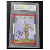 1998 Fleer 23KT Gold 1986 Rookie Prism Holo Refractor Signature Series Michael Jordan WCG 10