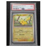 2024 Pokemon 151 Pikachu Cosmos Holo #025/165 PSA 9