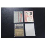 Vintage In Person Baseball Autograph Lot | 4 Cards