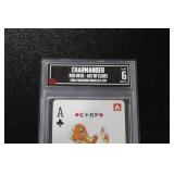 1996 Pokemon Poker Set Japan Charmander Red Deck Ace of Clubs