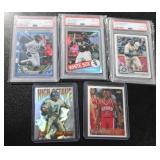 Mixed Sports Graded & Raw Card Lot | 5 Cards
