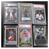 Mixed Sports Graded & Jersey Fusion Card Lot | 6 Cards
