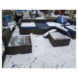 Outdoor wicker style sectional sofa...
