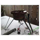Gas operated Turkey fryer base...