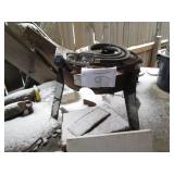 Metal turkey fryer frame base with ...