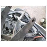 Large tote containing misc motorcyc...