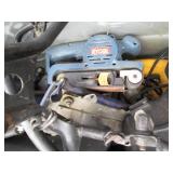 Large tote containing misc motorcyc...