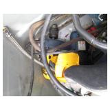 Large tote containing misc motorcyc...