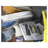 Large tote containing misc motorcyc...