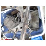 Tote of misc motorcycle parts...