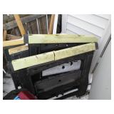 Two sets of plastic saw horses...