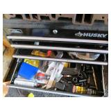 Husky metal 4-drawer lift-top tool ...