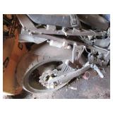 1999 Suzuki GSX600R Crotch rocket motorcycle 33,769.4 miles **incomplete** for parts or repair. Engine number V710-114055m