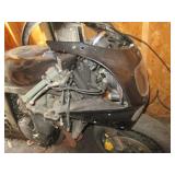 1999 Suzuki GSX600R Crotch rocket motorcycle 33,769.4 miles **incomplete** for parts or repair. Engine number V710-114055m