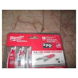 Husky garden tool and Milwaukee saw...