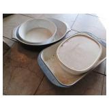 Pyrex and other baking pans...