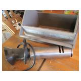 Sous immersion circulator in a vintage wooden box