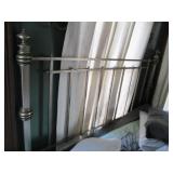 King size metal headboard and footb...
