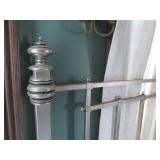 King size metal headboard and footb...