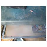 Frosted glass top office desk...