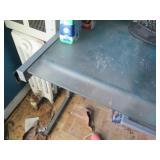 Frosted glass top office desk...