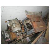 Table saw with tilting blade...