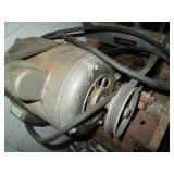 Table saw with tilting blade...