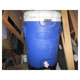 Cooler on wheels with handle...