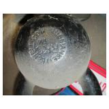 Boxing gloves, 10lb weights, and du...