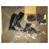 Vintage ladies equestrian boots, gl...