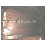 2 Vintage solid wood bed frames...